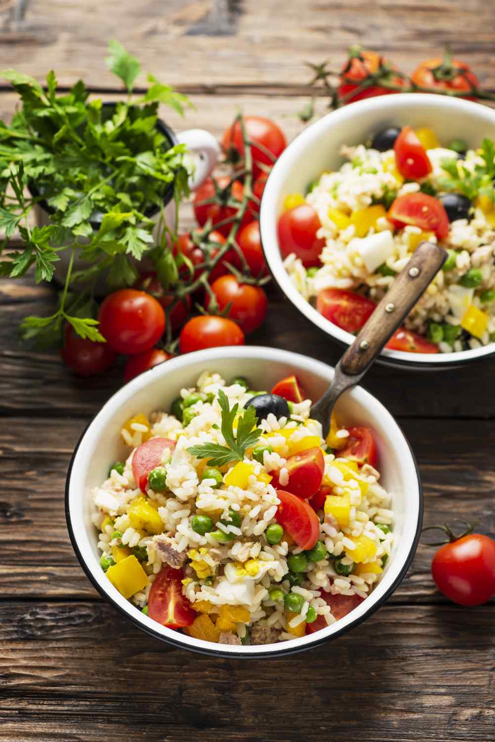 Bunter Reissalat