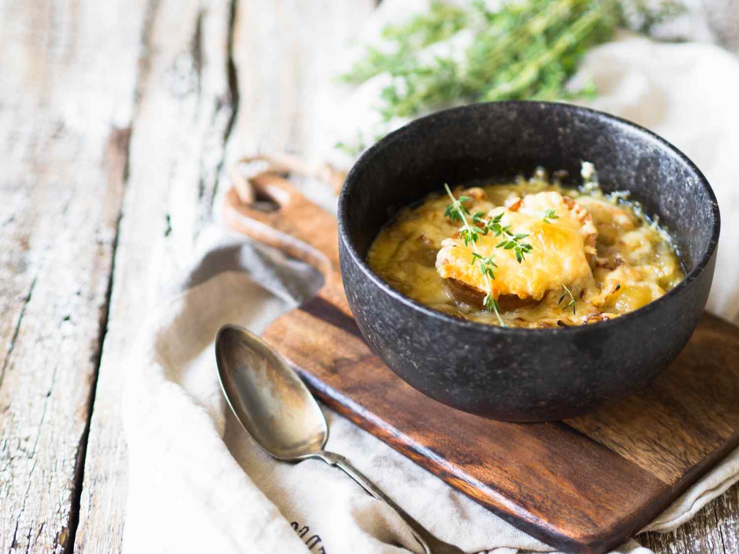 Französische Zwiebelsuppe