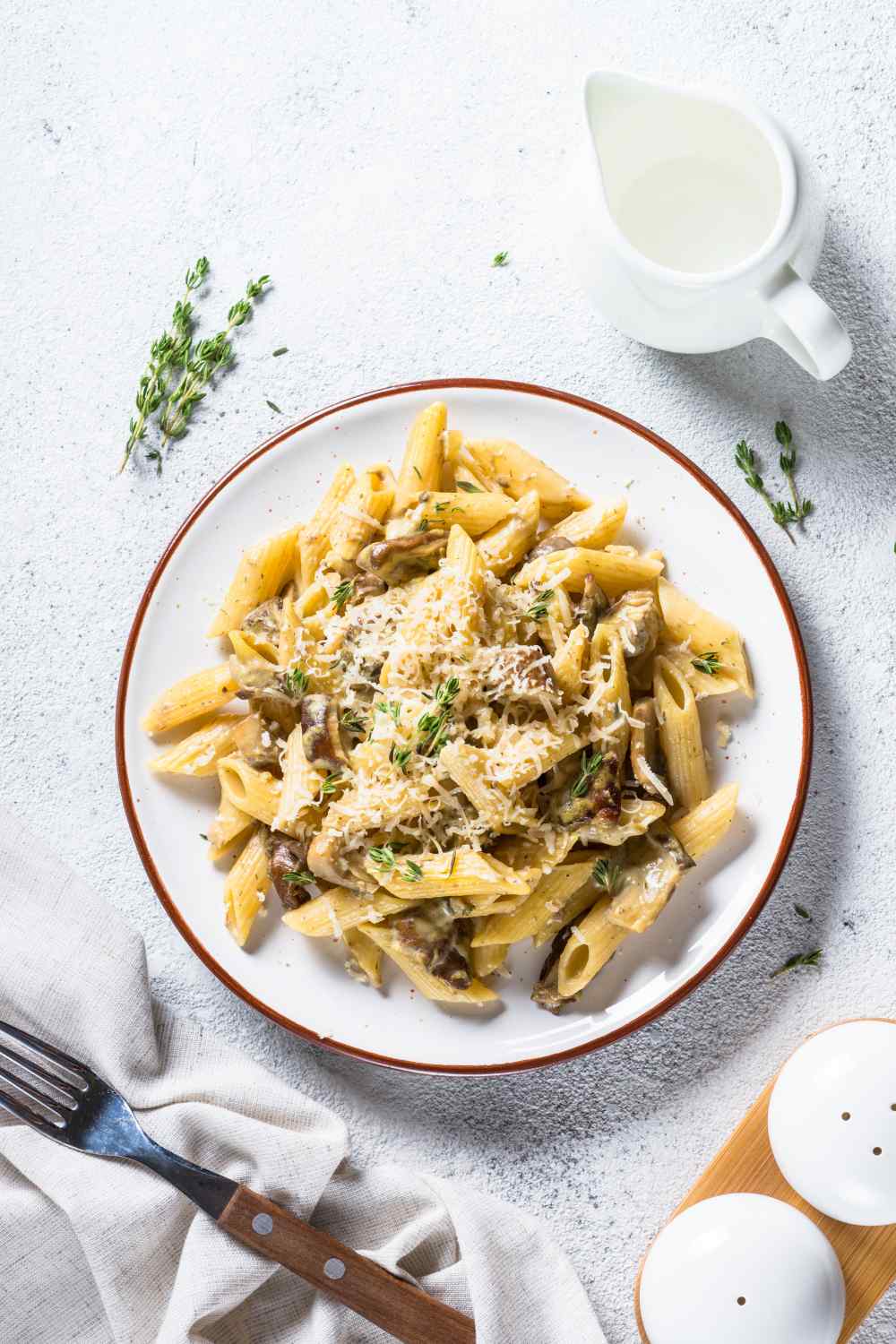 Pasta mit Pilzen und Knoblauch – Vegetarische Rezepte