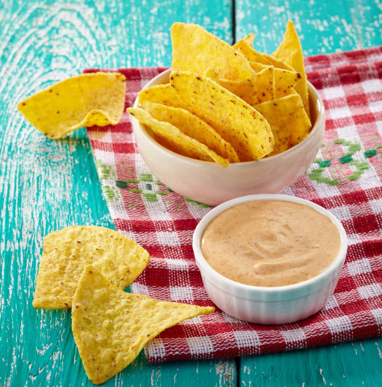 Nachos mit Dip